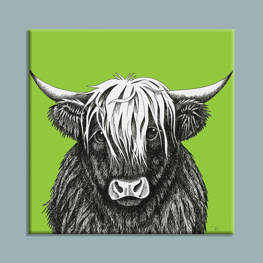 Highland Cow canvas print