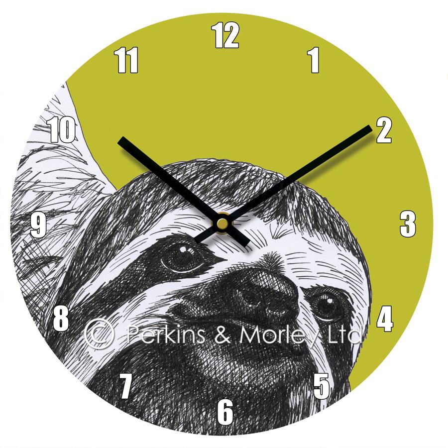 J2A22clock-Sloth-clock