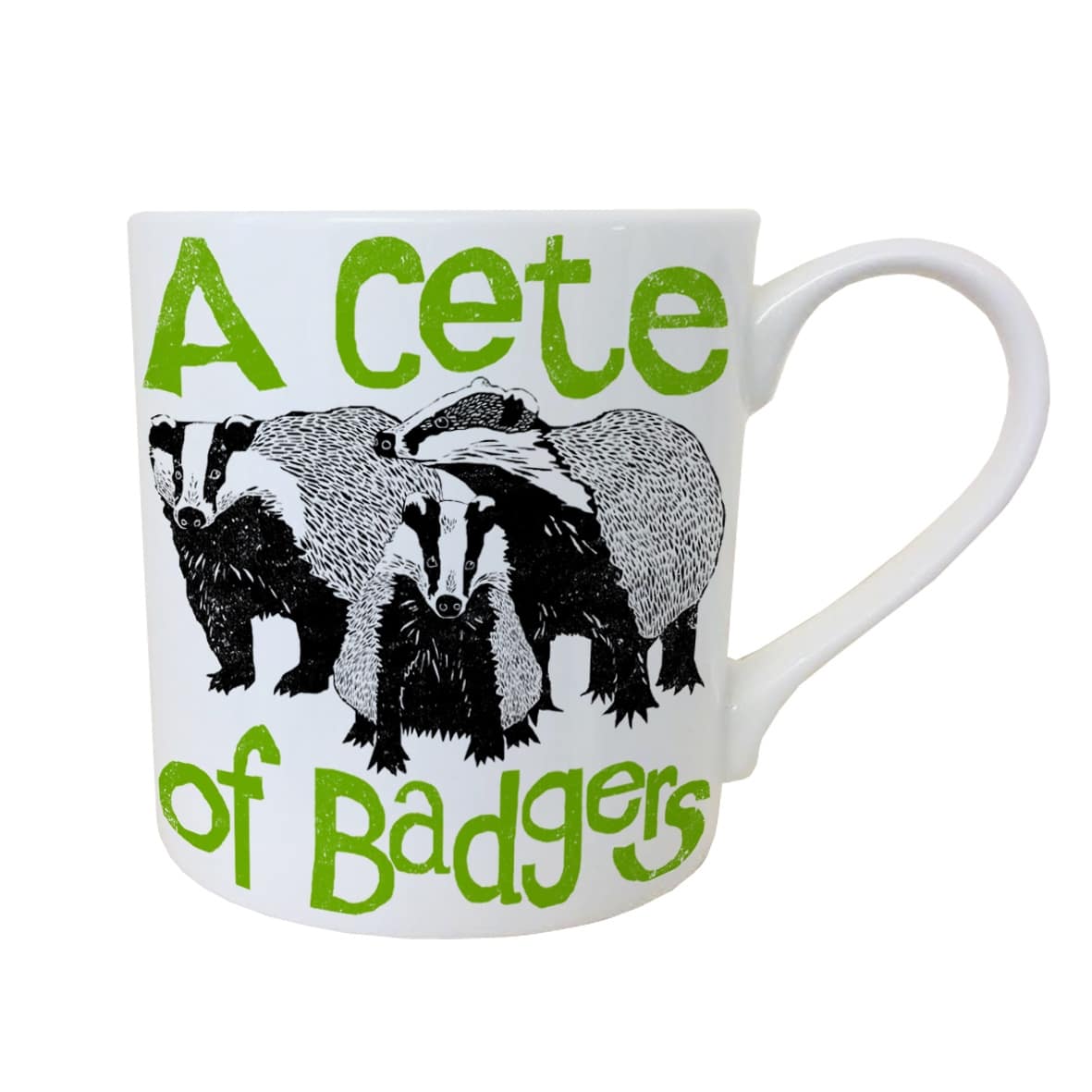 Cete of Badgers mug