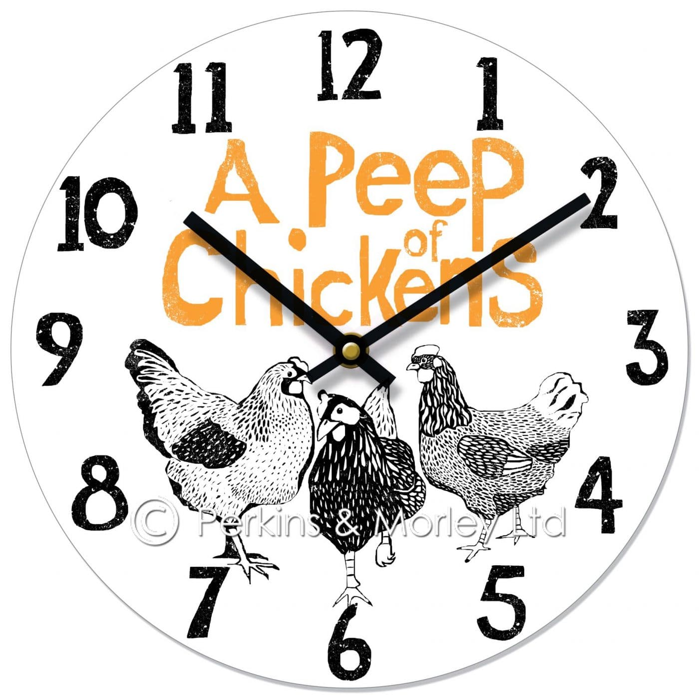 J2CN16clock-Peep-of-Chickens-clock-white