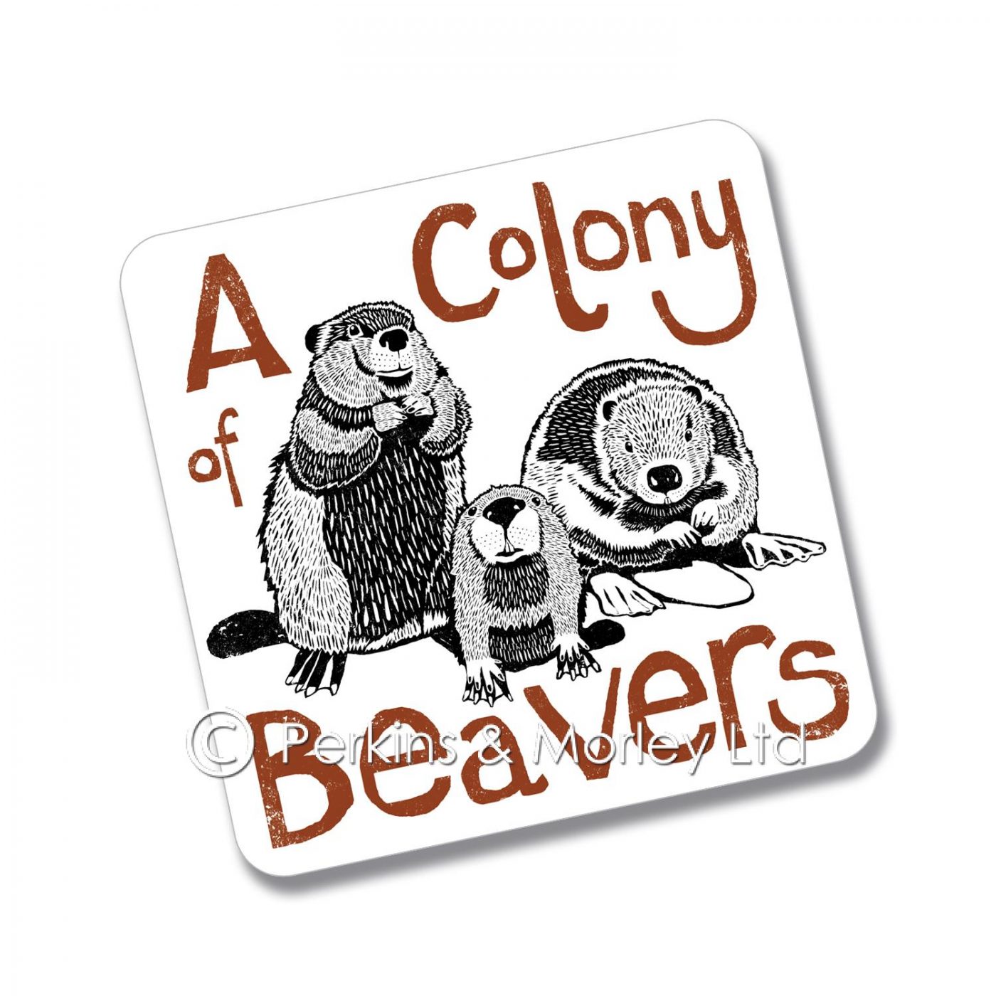 J2CN32F-Colony-of-Beavers-wooden-fridge-magnet