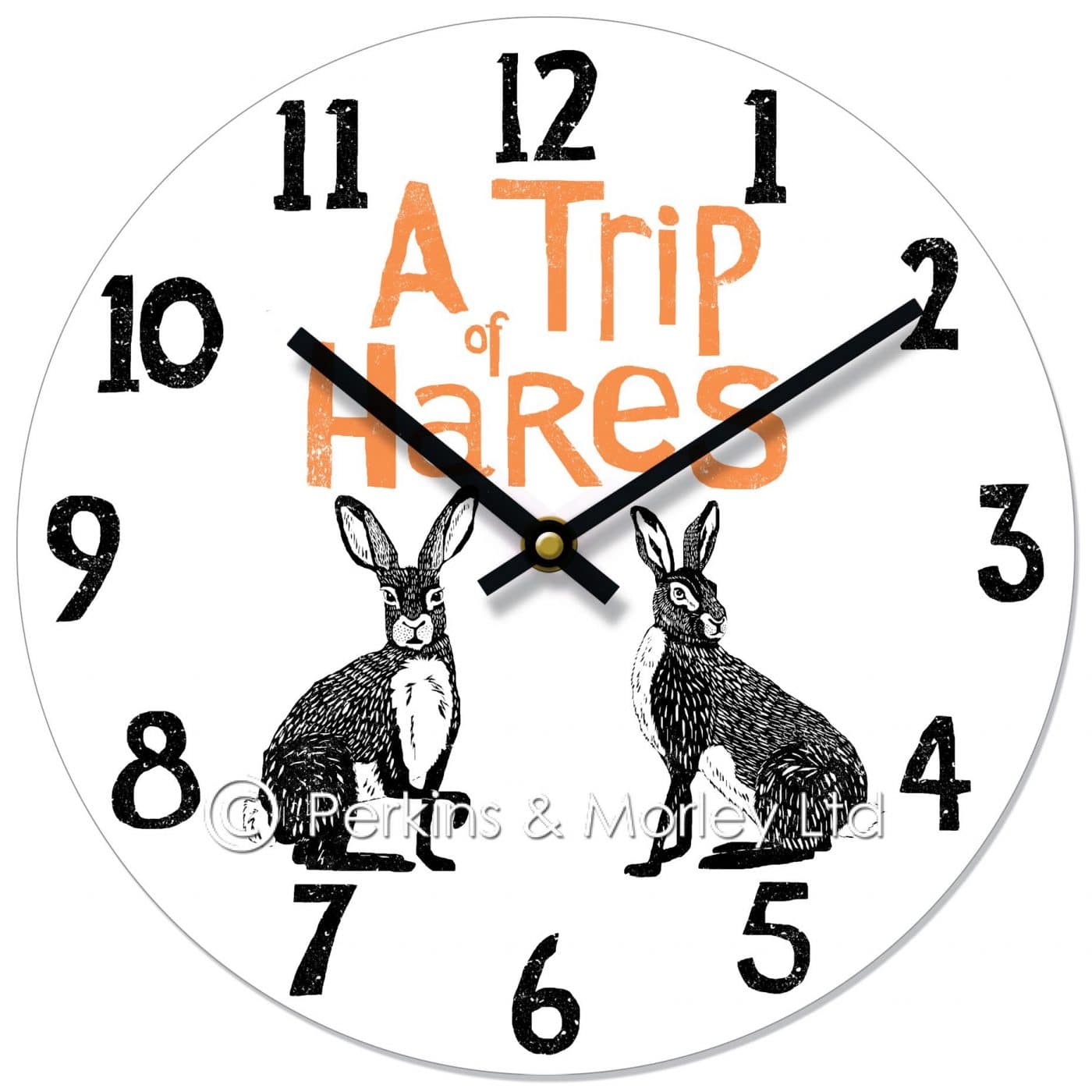 J2CN3clock-Trip-of-Hares-clock-white