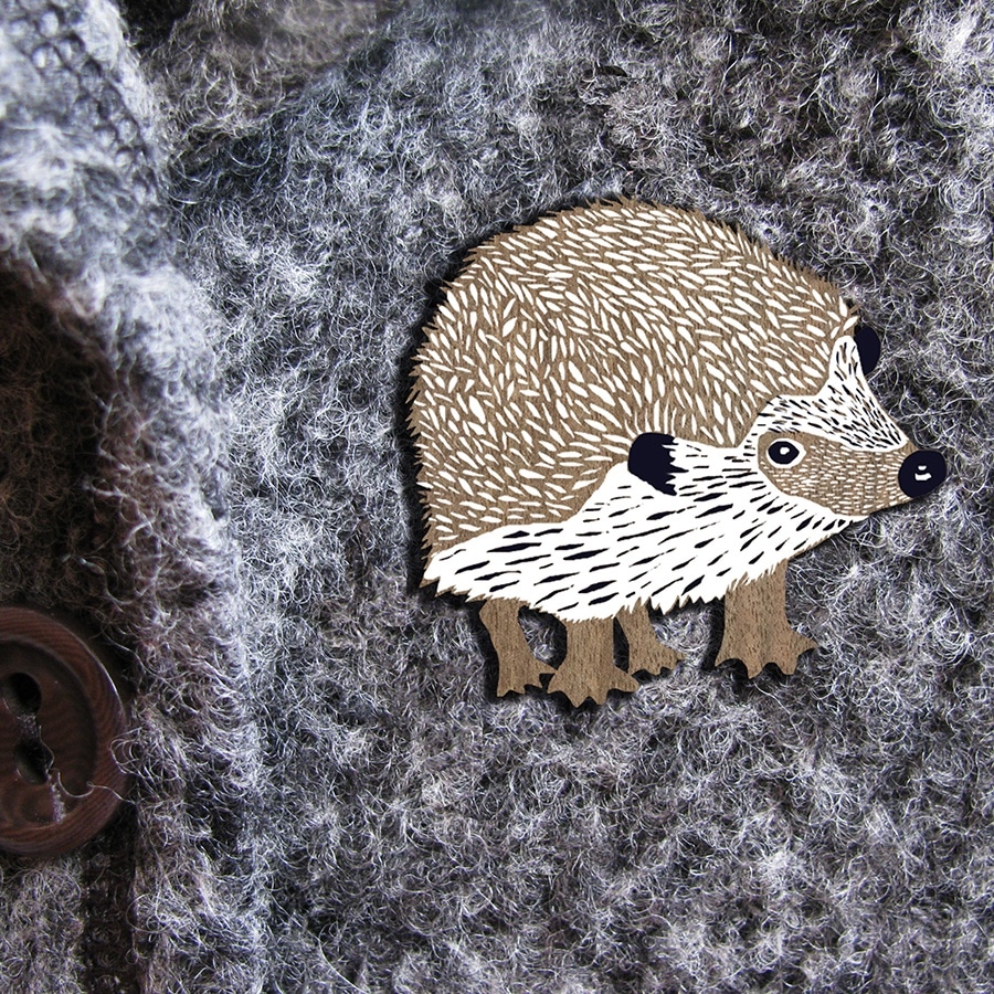 J2WILDER4brooch-Hedgehog-brooch-on-jacket-square-web