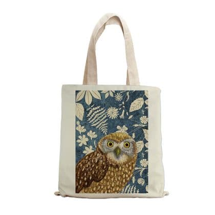 Owl Wild Wood canvas bag 