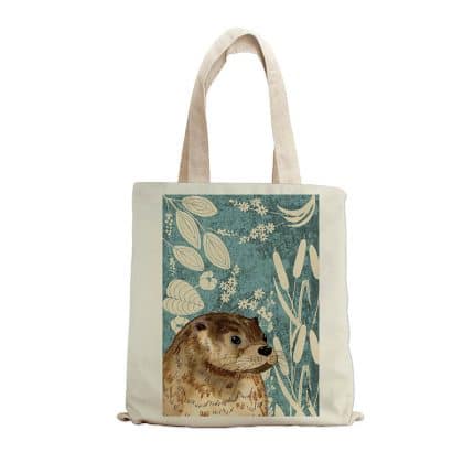 Otter Wild Wood canvas bag