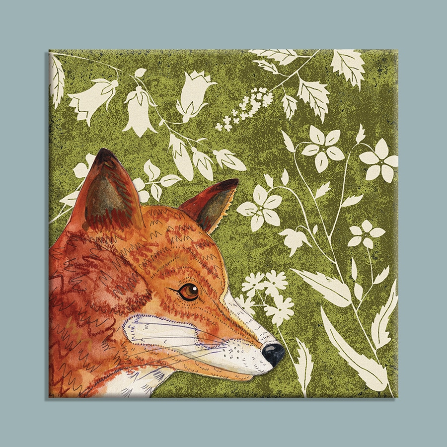 J2WW3CP-Fox-canvas-on-colour-web