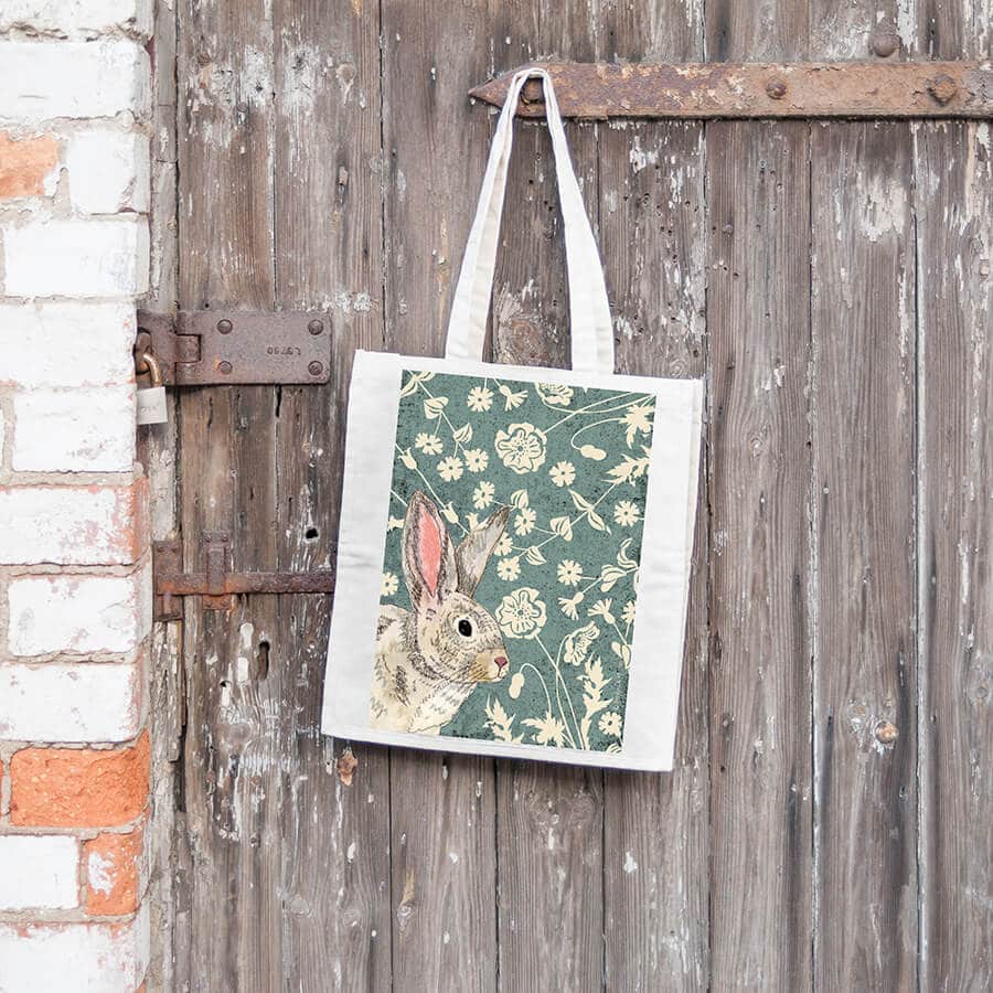 Rabbit Wild Wood Canvas Bag