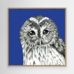Animal Ink Owl Canvas Print