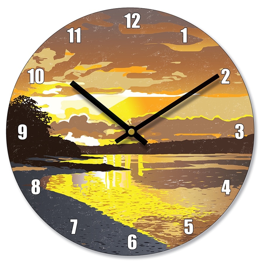 arnside sunset clock