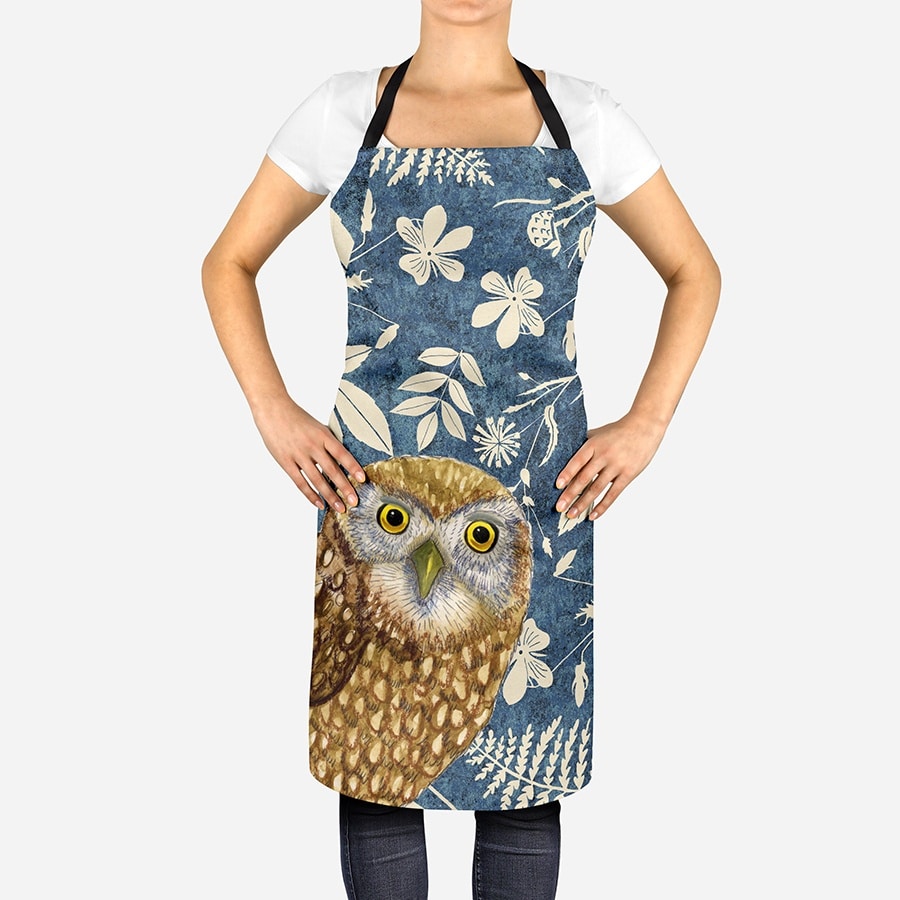 Owl Apron - Wild Wood
