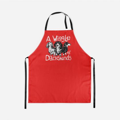wiggle of Dachshunds apron