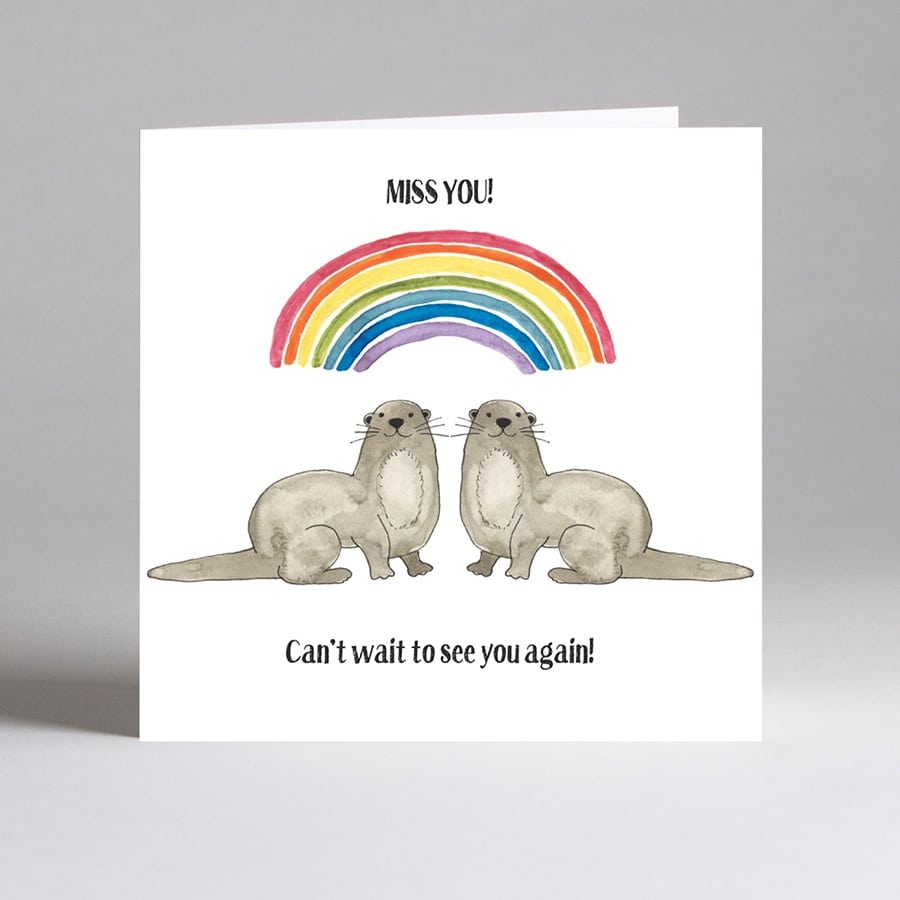 Miss you Otters card