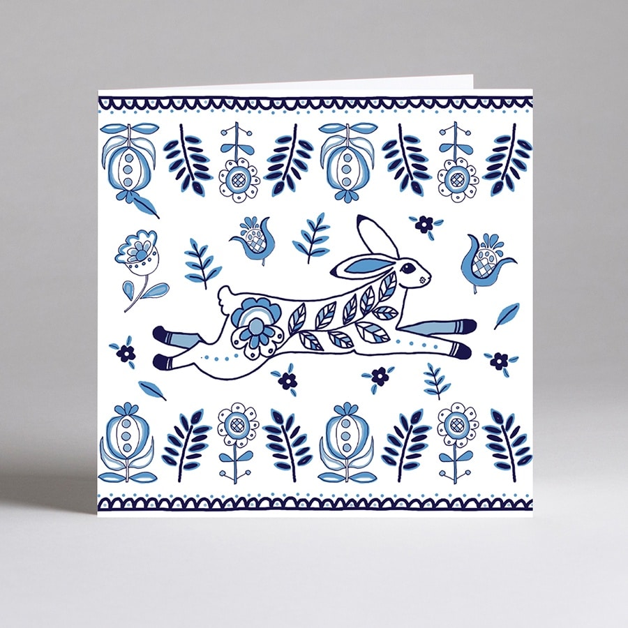 Delft hare card