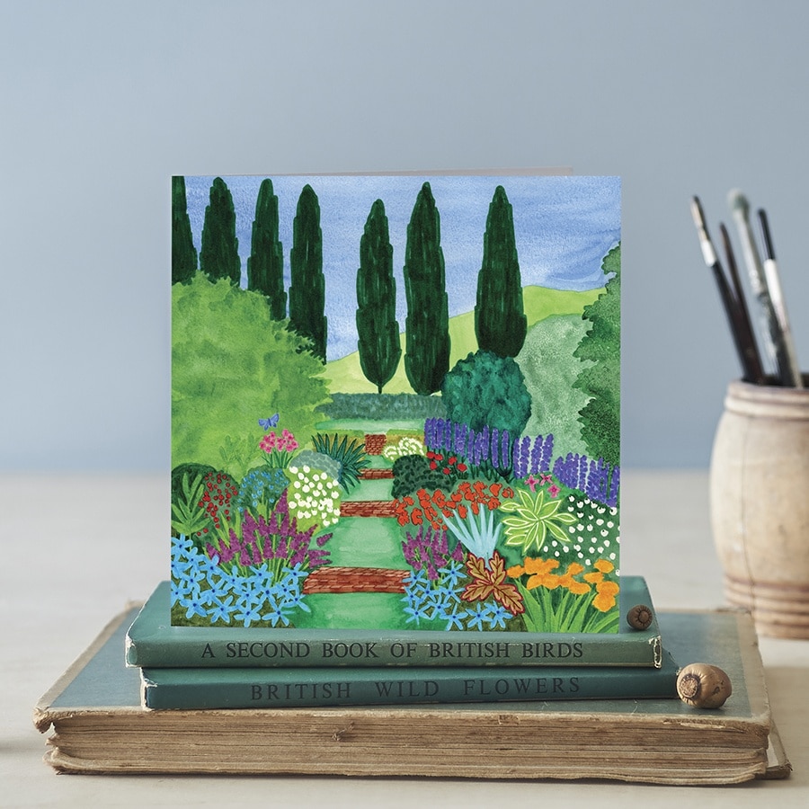 Cypress garden card