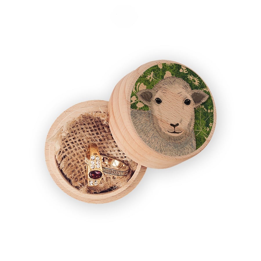 Herdwick Sheep ring box 