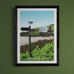 Burgh Island Art Print