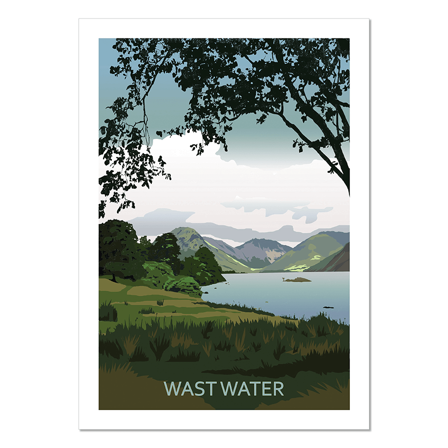 Wast Water A4 Giclee Print