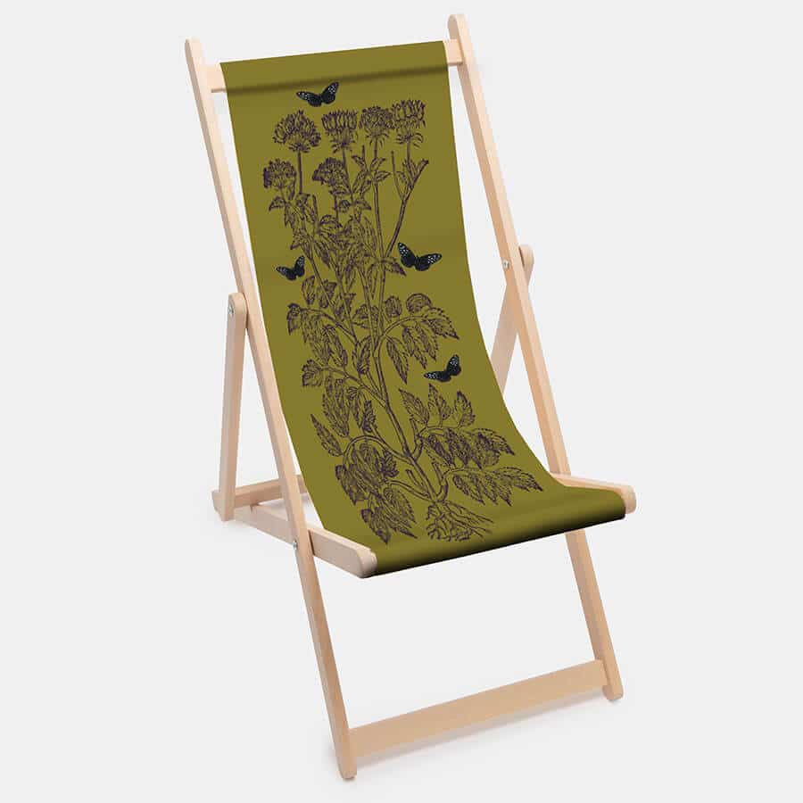 Burr Parsley Green Deckchair