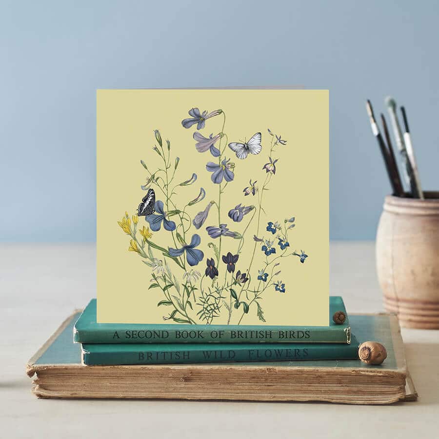 Yellow Spring Floral card