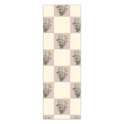 Pink spring floral fabric