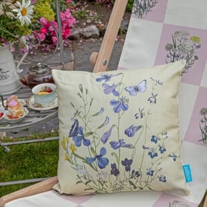 Yellow Floral Vintage Spring cushion