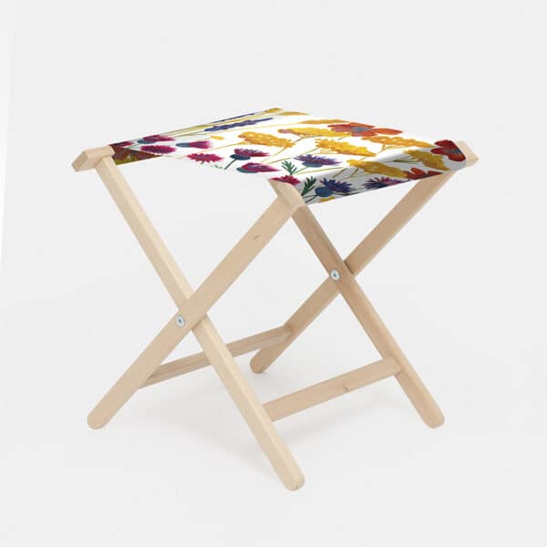 Floral madness outdoor stools