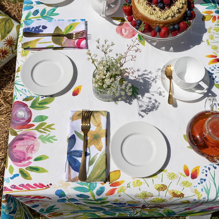 Floral Colour Napkin - Pack of 2