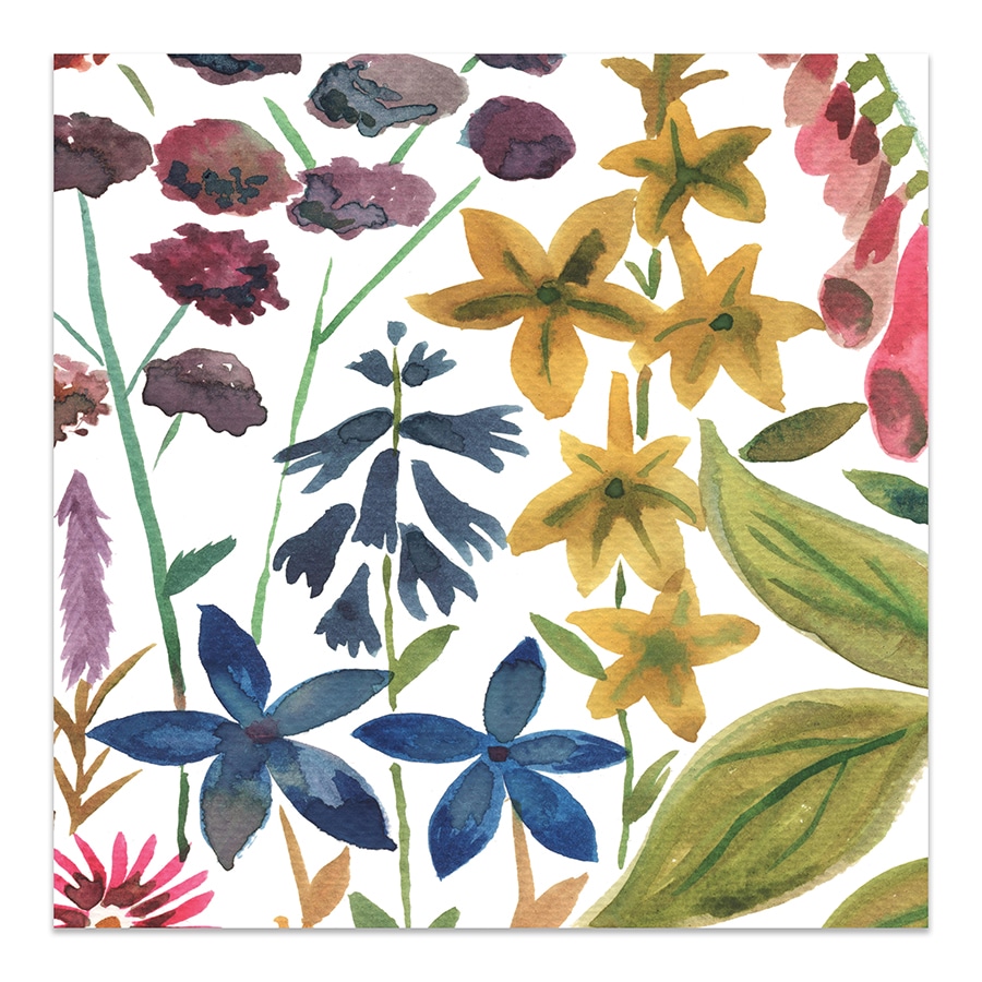 Floral Colour Napkin - Pack of 2