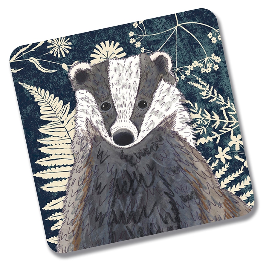 Badger Wooden Fridge Magnet