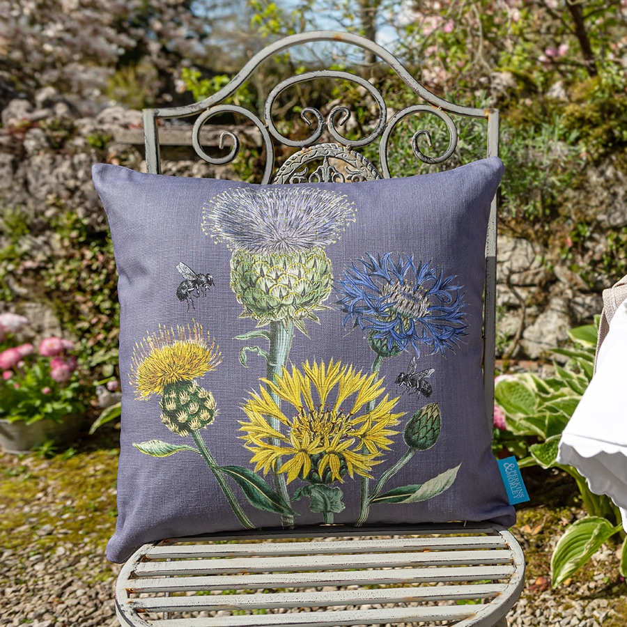 Thistles Outdoor Cushion