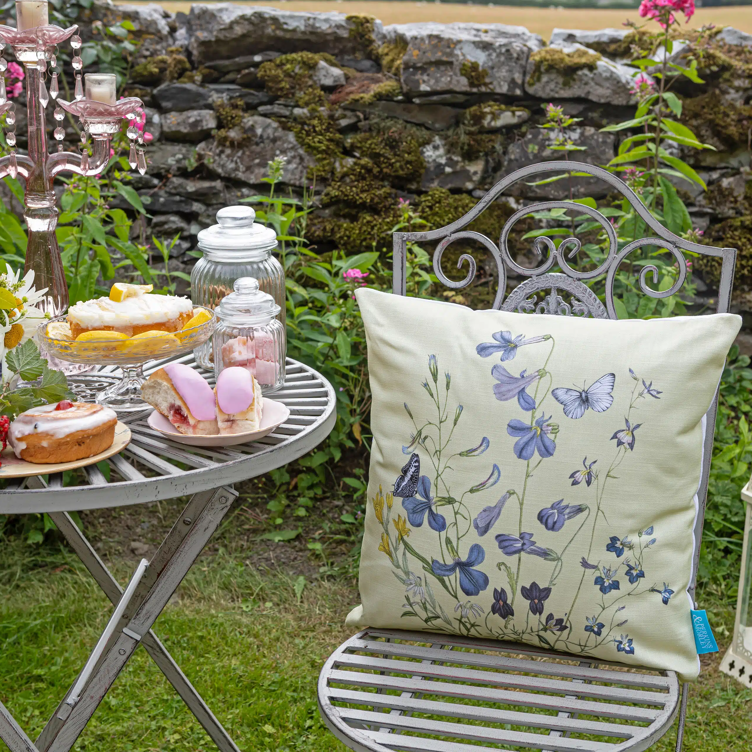 Vintage Spring Floral Cushion