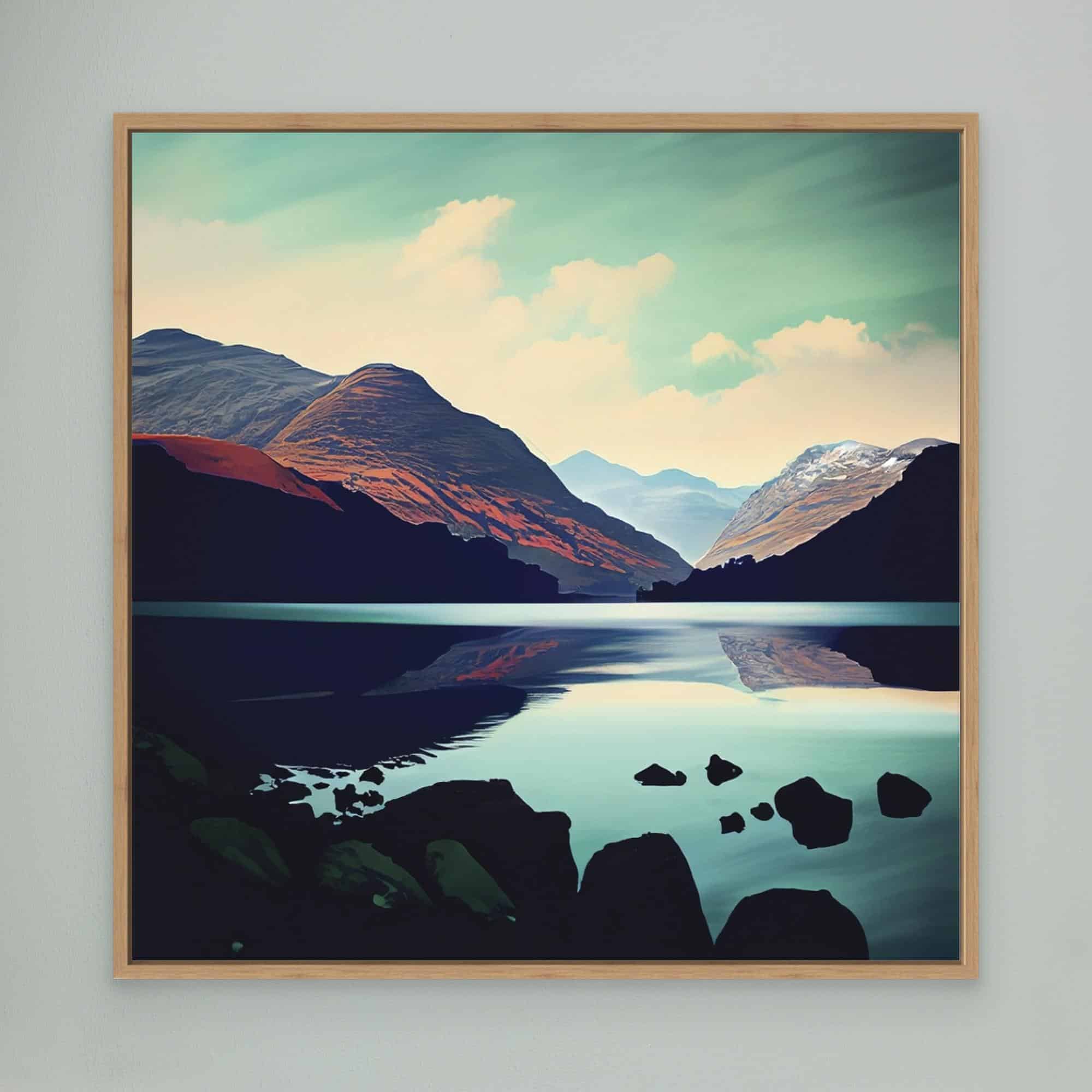 Mountain View Canvas Print