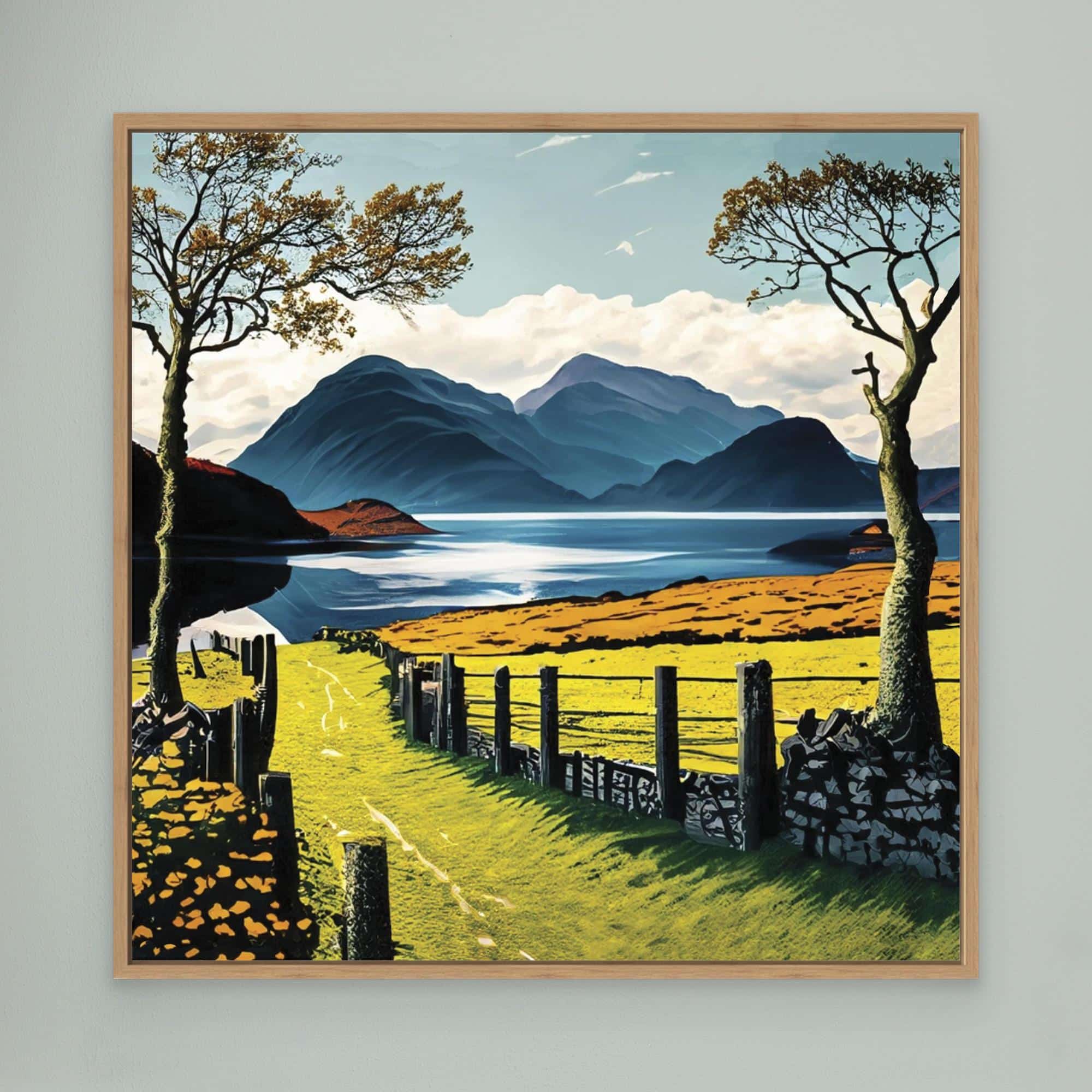 Lake View Canvas Print
