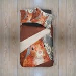 Sherpa Fleece Throw - Squirrel Design