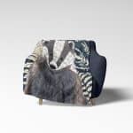 J2WW36blanket Badger Fleece Throw Mockup on chair copy web