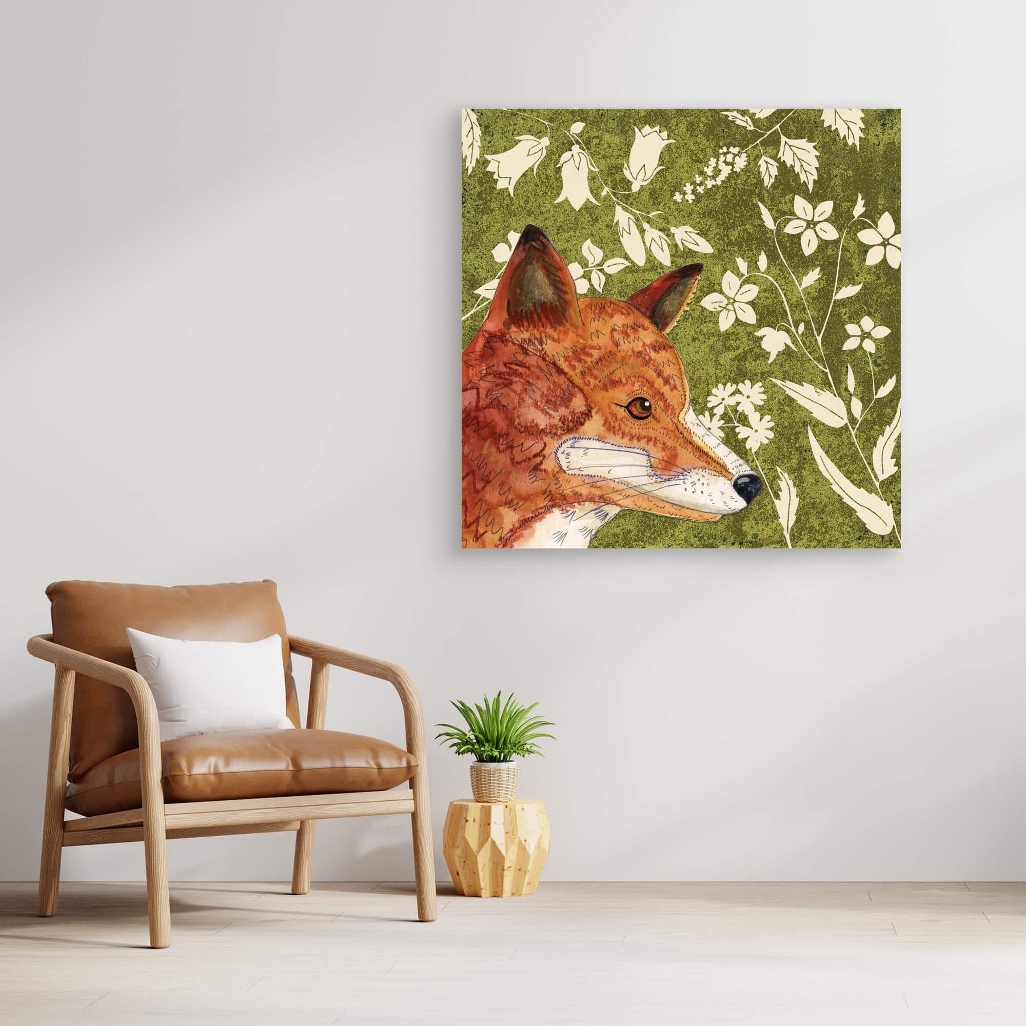 J2WW3CP Fox Canvas Print