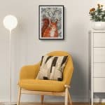 Red Squirrel A3 Print