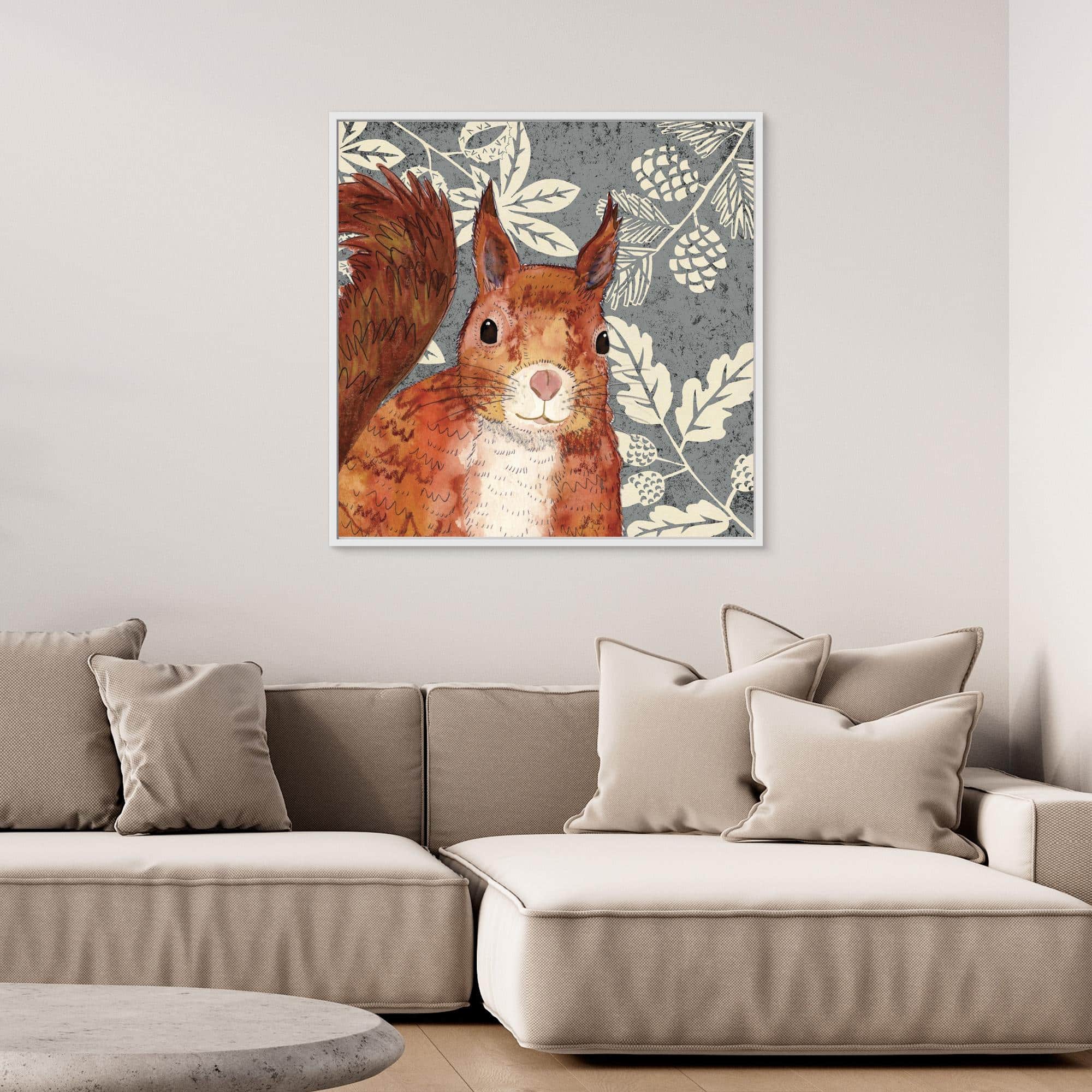 Red Squirrel Canvas Print