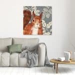 Red Squirrel Canvas Print