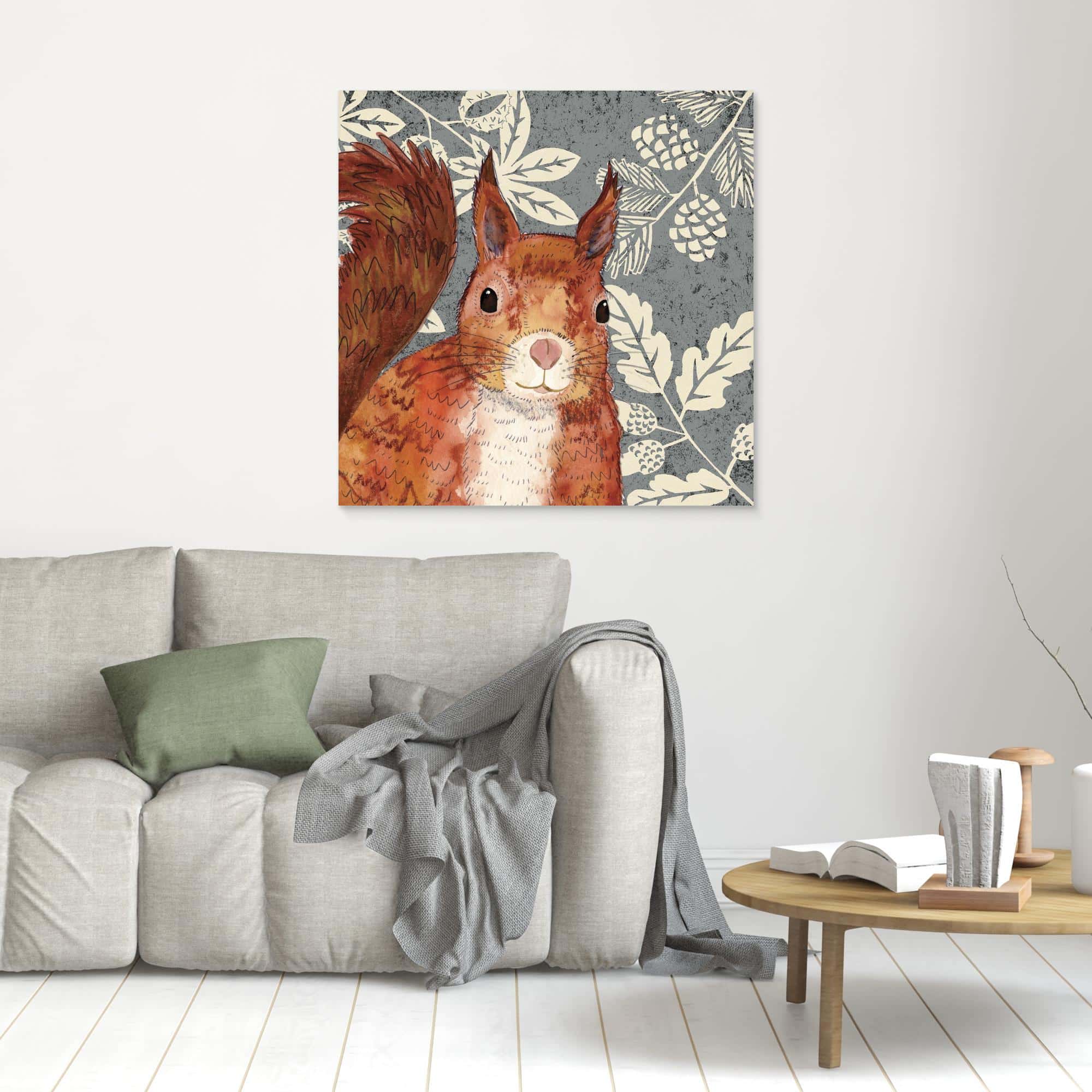 Red Squirrel Canvas Print