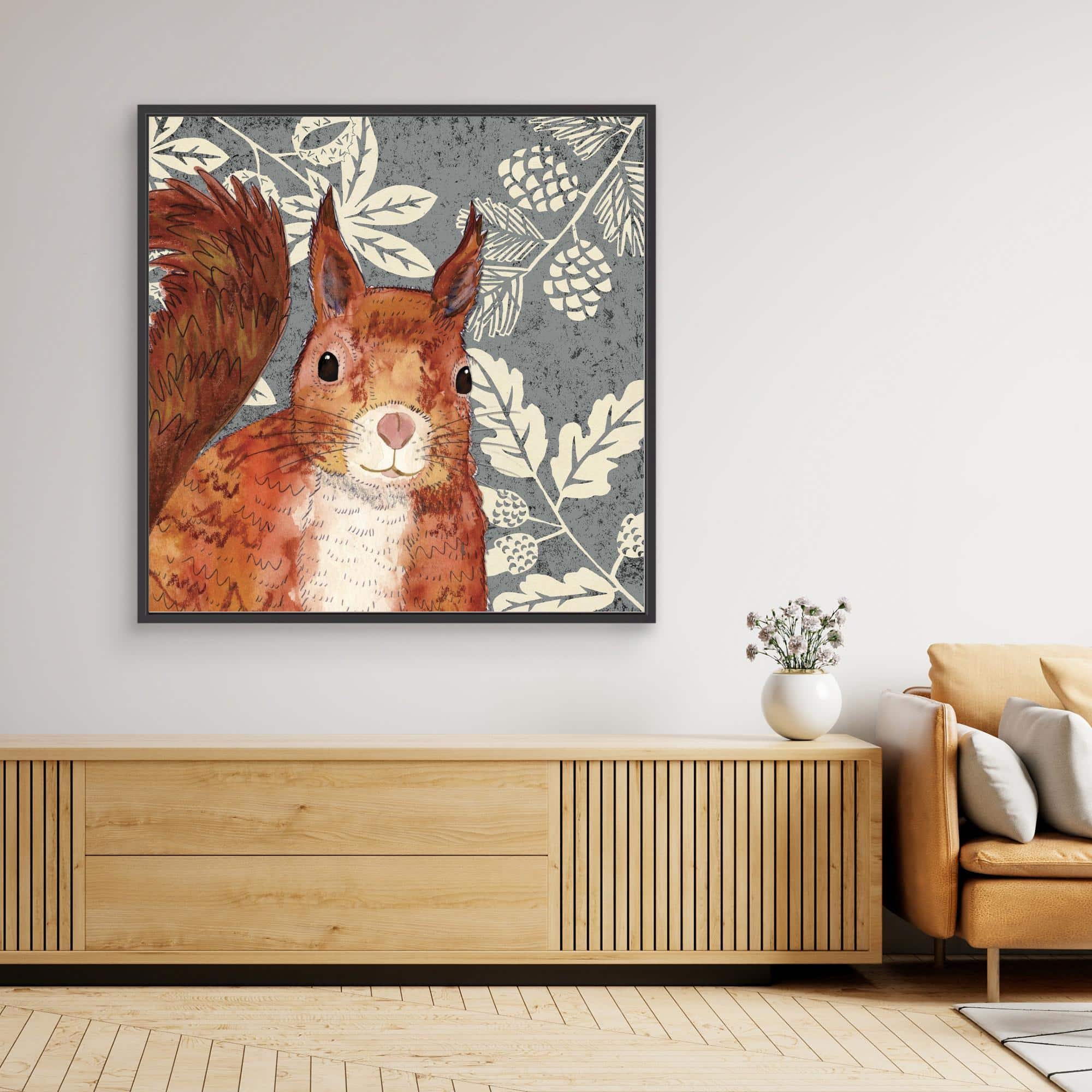 Red Squirrel Canvas Print