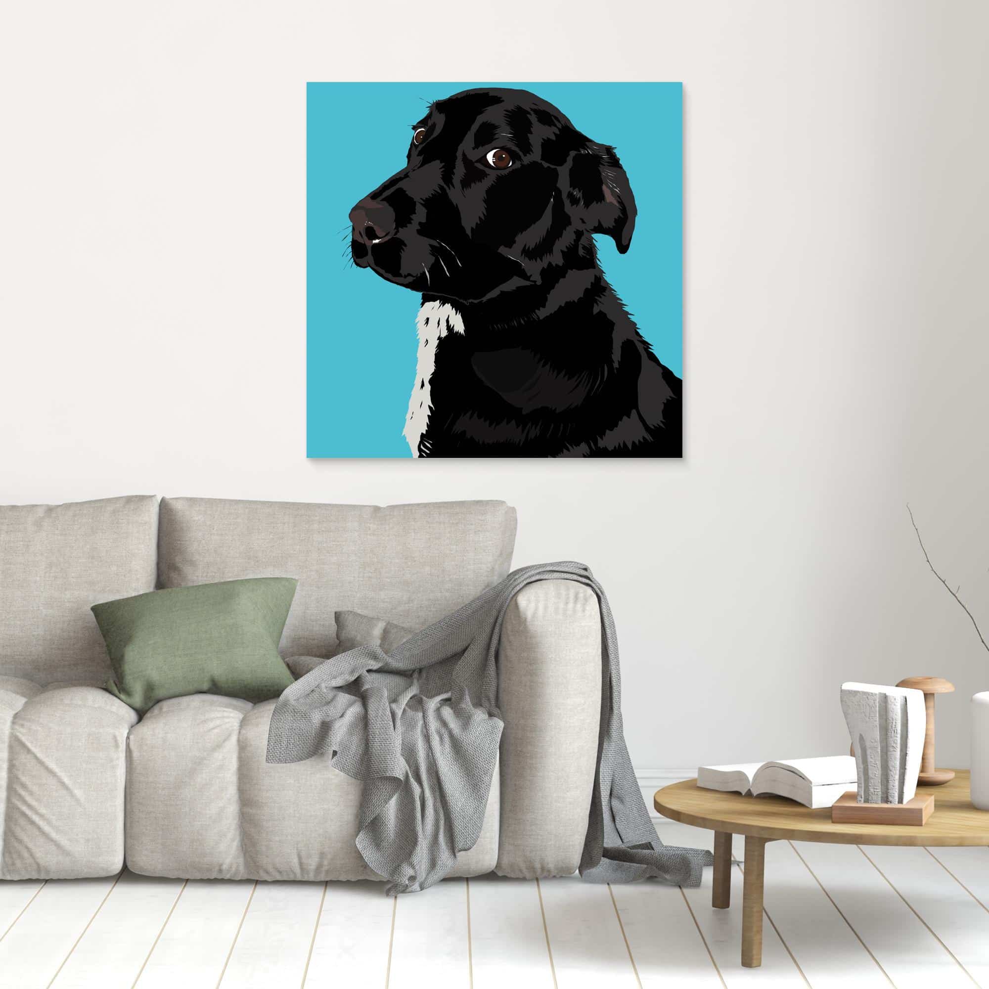 Dog Stare Canvas Print - Image 2