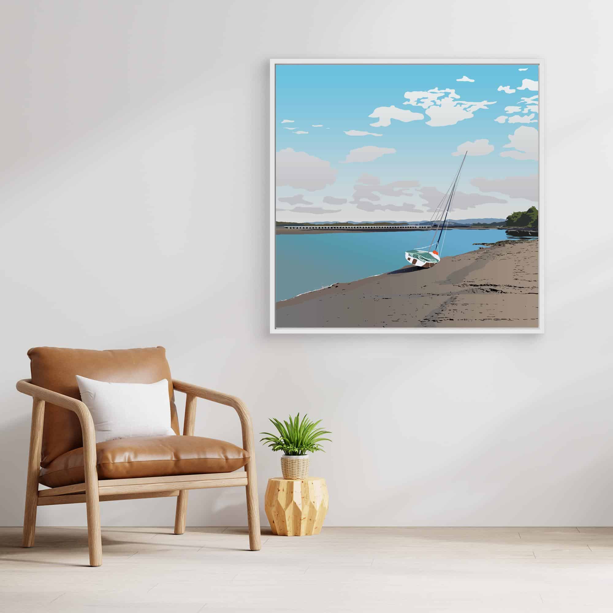 Arnside Viaduct Canvas Print - Image 2