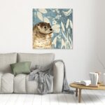 Otter Wild Wood Canvas Print