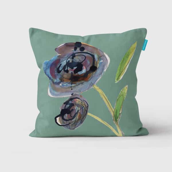 Floral Ink Cushions